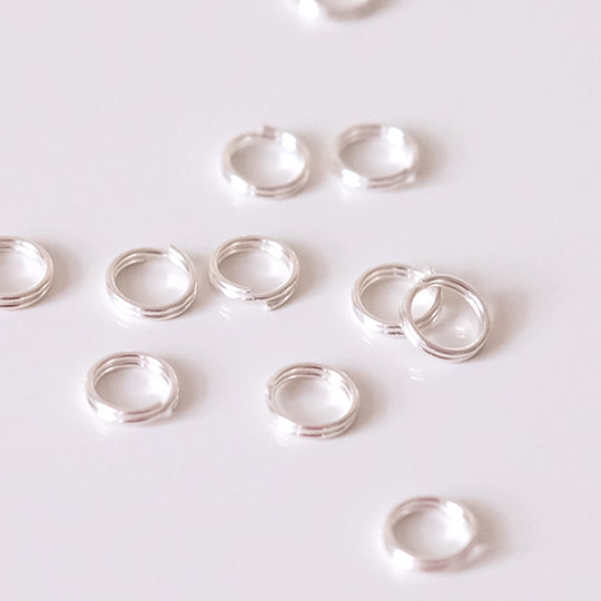 Dubbel ringetje zilver, 5 mm