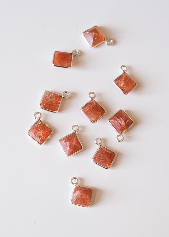 Bedel ruitje zonnesteen, zilver