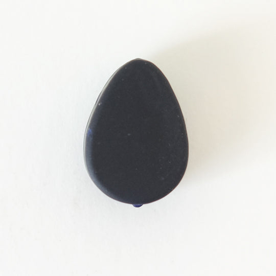 Murano druppel, zwart
